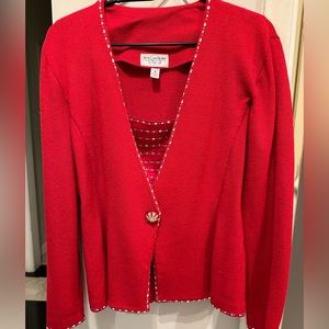 St John’s Red Two Piece Suite